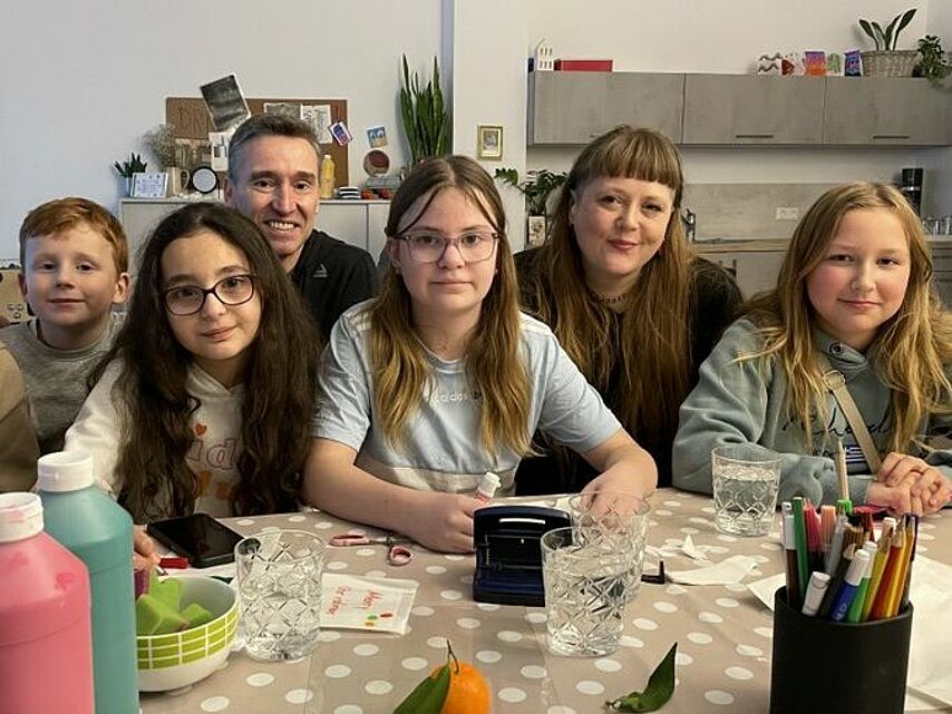 Kinder und Jugendliche beim offenen Treff